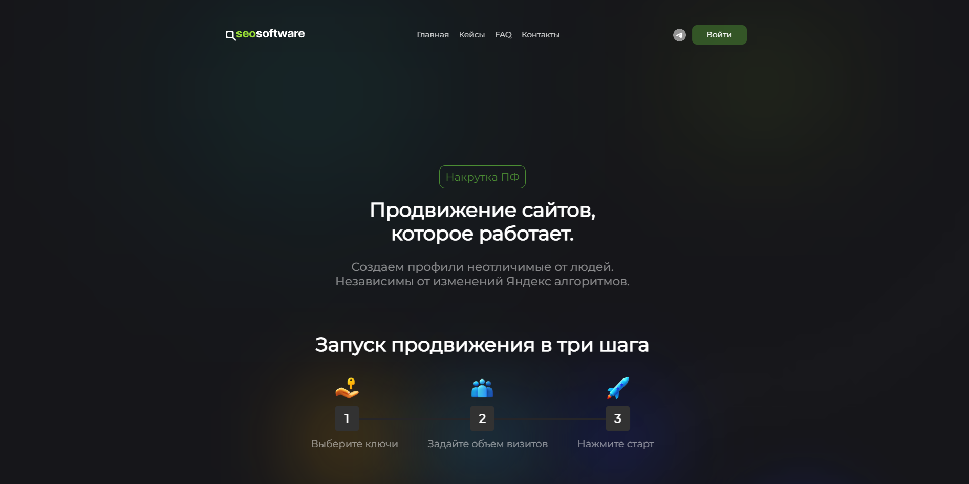 Кейс по разработке сервиса по накрутке ПФ  для seosoftware